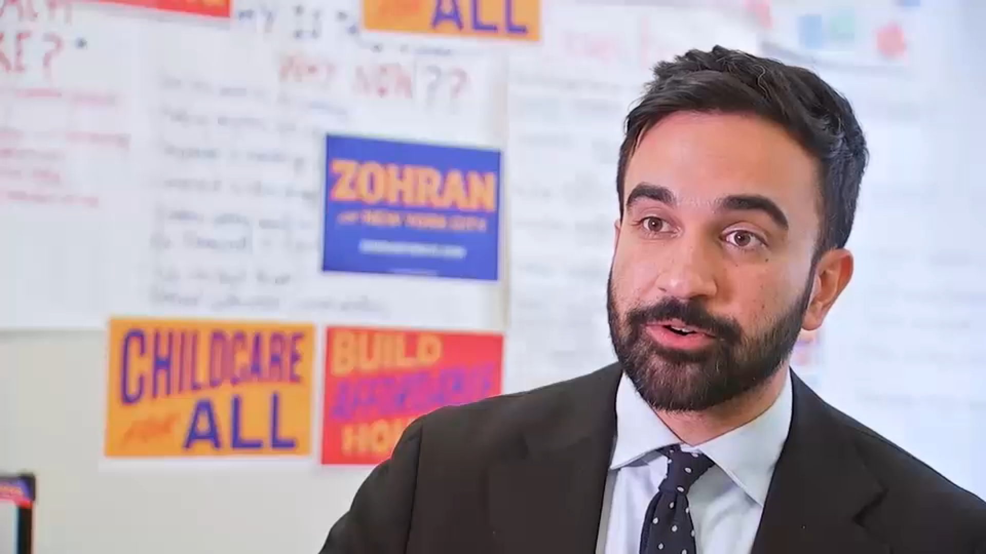 NYC Mayor Candidates 2025: Zohran Mamdani talks political policies,  including tax proposal - ABC7 New York