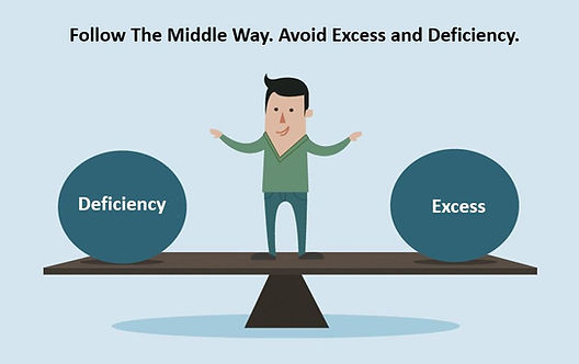 Follow The Middle Way to Get Peace and Happiness